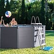INTEX - Piscine tubulaire Graphite - Ronde - D478xH124cm - vignette