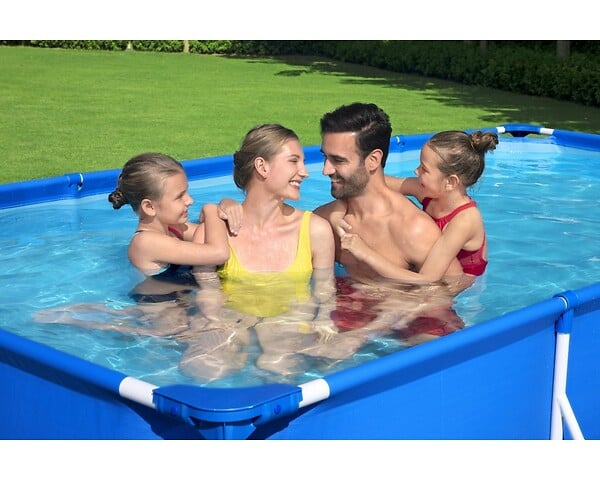 BESTWAY - Piscine tubulaire Steel Pro - Rectangulaire - L400xH81xP211cm - large