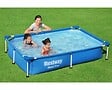 BESTWAY - Piscine tubulaire acier - L.221xH.43xP.150cm - vignette