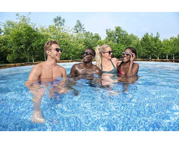 BESTWAY - Piscine tubulaire Power Steel - Ronde - Diam.549xH.122cm - large