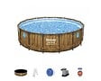BESTWAY - Piscine acier Power Steel SwimVista - Diam.488xH.122cm - vignette