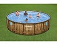 BESTWAY - Piscine acier Power Steel SwimVista - Diam.488xH.122cm - vignette