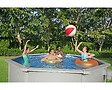 BESTWAY - Piscine acier Hydrium - Octogonale - Gris - Diam.366xH.122cm - vignette