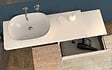 BADENHAUS - Lavabo à poser céramique Tavolone - Blanc - L.60xl.42cm - vignette