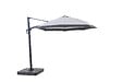 Parasol excentré aluminium - Bicolor gris - Diam.295cm - vignette