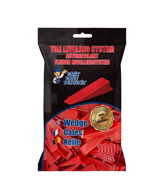 JD SYSTEME - Cales sachet de 100 pces - large