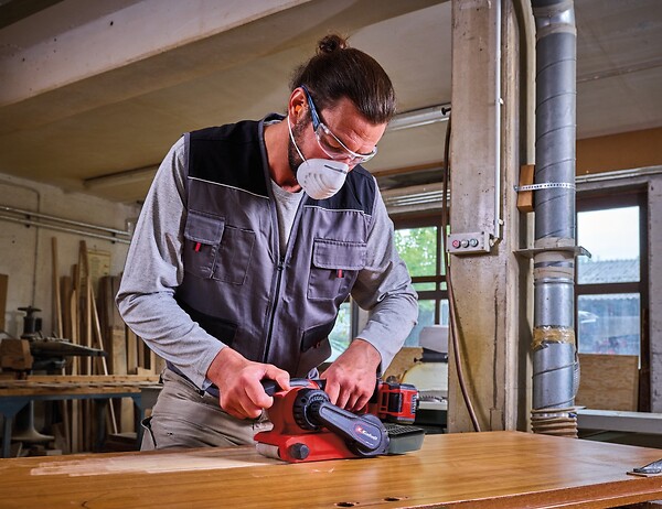 EINHELL - Ponceuse a bande sans fil 18V EINHELL TP-BS 18/457 Li Solo Power X-Change - Machine nue - large