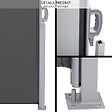 VOUNOT - Paravent retractable avec housse de protection 180x300cm Gris - vignette