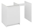 MODERNA - Meuble bas kitchenette CLASSIK 100cm 1 porte avec niche pour réfrigérateur - MODERNA - ABCE100D05 - vignette