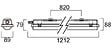 SYLVANIA - Réglettes étanche RESISTO IP66 840 QC 2800Lm - SYLVANIA - 0010214 - vignette