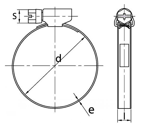 ACTON - Collier de serrage bande non perforée A4 DIN 3017 W5 - ACTON - NPSSM9 30-45 - large