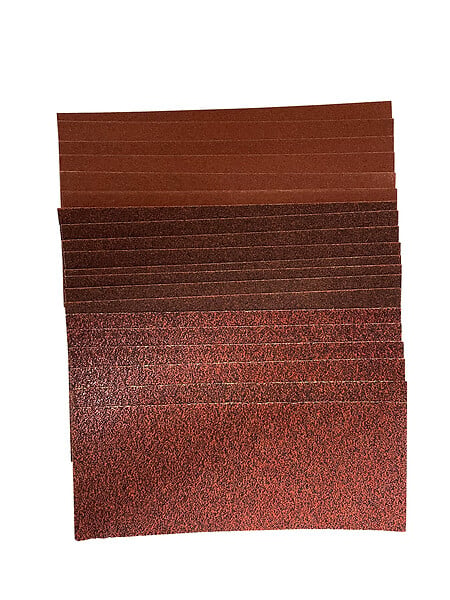 20PC bandes abrasives rectangulaire  93x230mm. grains 40-80-120 - large