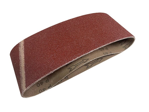 MC KENZIE - Bande abrasive corindon Grain 40 - x2 - 100x610mm - large