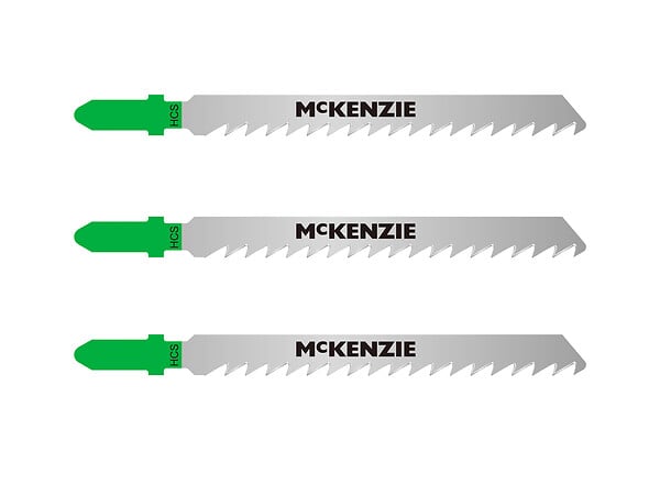 MC KENZIE - Lame pour scie sauteuse 3103 - Coupe polyvalente - Chrome vanadium - large