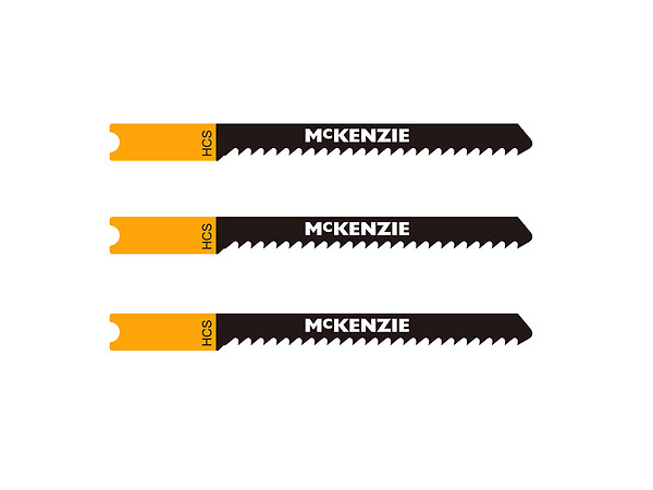 MC KENZIE - Lame pour scie sauteuse 3409 - Coupe polyvalente - Chrome vanadium - large