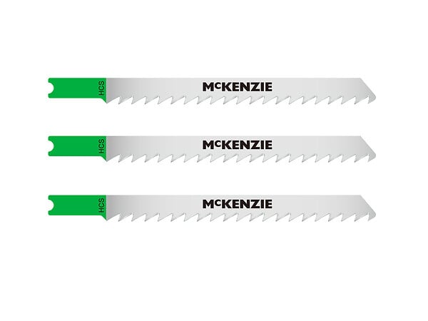 MC KENZIE - Lame pour scie sauteuse 3403 - Coupe polyvalente - Chrome vanadium - large