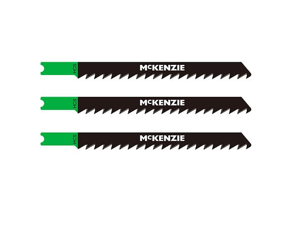 MC KENZIE - Lame pour scie sauteuse 3404 - Coupe polyvalente - Chrome vanadium - large