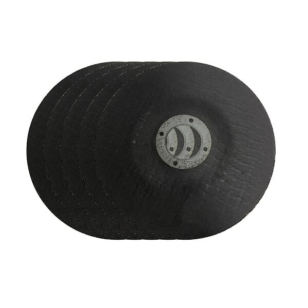 Disques à tronçonner assortis - 115mm - lot de 5 - large