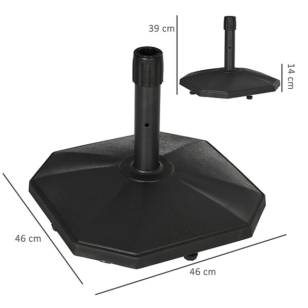 Écrou Blocage Base Parasol M8 - Vis Serrage Lourde Pour Pied Parapluie Extérieur BESPORTBLE