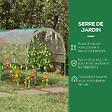 OUTSUNNY - Serre de jardin serre à tomates dim. 4L x 1,23l x 1,71H m acier thermolaqué vert PVC haute densité transparent - vignette