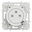SCHNEIDER ELECTRIC - Odace - prise affleurante + USB C 10.5W - blanc - vignette