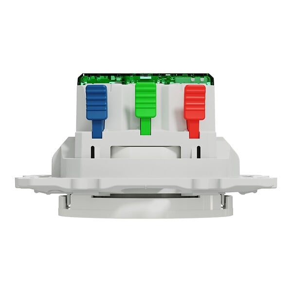 SCHNEIDER ELECTRIC - Odace - prise affleurante + USB C 10.5W - blanc - large