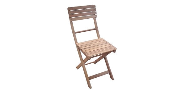 Chaise jardin pliante acacia - Teck - large