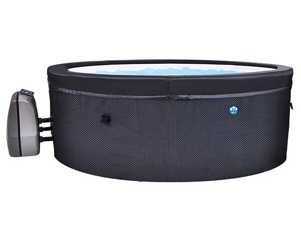NETSPA - Spa portable semi-rigide Vita rond Bulles 4 places avec mobilier - Netspa - large