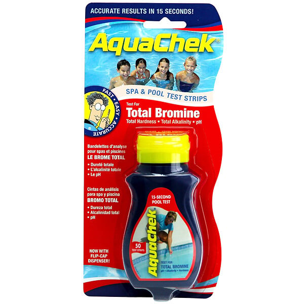 AQUACHEK - 50 Bandelettes Test Pour Brome - AQUABR - large