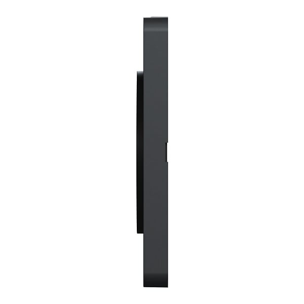 SCHNEIDER ELECTRIC - Odace Touch plaque bronze brossé liseré anthracite 2 postes horiz./ver - large
