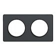 SCHNEIDER ELECTRIC - Plaque de finition Odace Touch Anthracite 2 postes - vignette