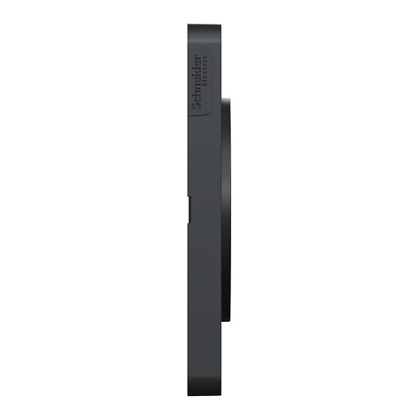 SCHNEIDER ELECTRIC - Odace Touch plaque Ardoise avec liseré anth 2 postes horiz/vert entr71 - large
