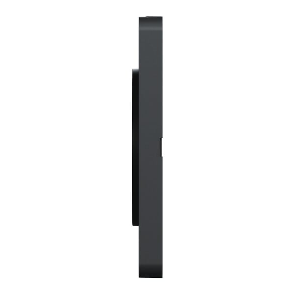 SCHNEIDER ELECTRIC - Odace Touch plaque Ardoise avec liseré anth 2 postes horiz/vert entr71 - large