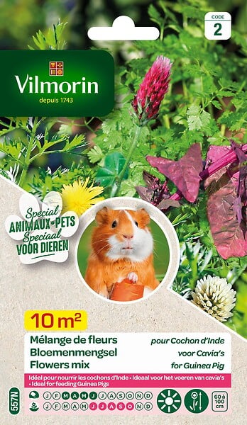 VILMORIN - Mélange de fleurs pour Cochons d'Inde Vilmorin - large