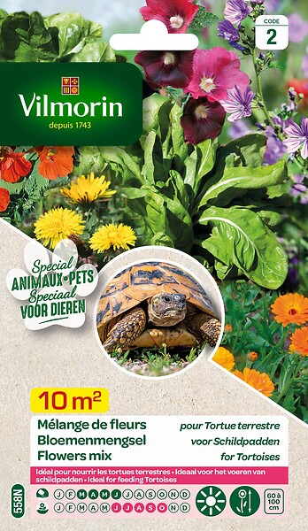 VILMORIN - Mélange de fleurs pour Tortues Terrestres Vilmorin - large