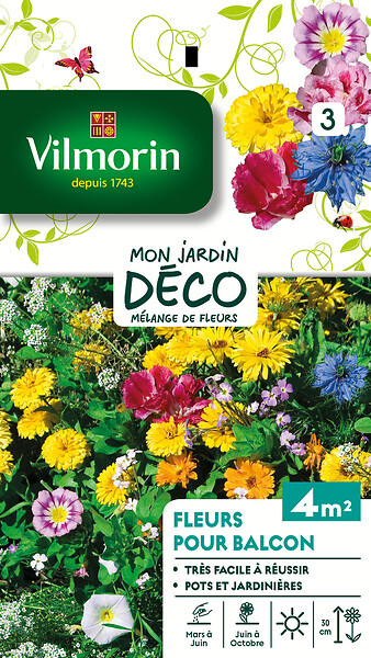 VILMORIN - Fleurs annuelles pour balcons - large