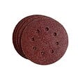 MC KENZIE - Disque perforé agrippant - 8 trous - Grain 40 - Lot de 5 - D125mm - vignette