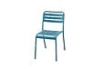 Chaise de jardin - Acier - Bleu - vignette