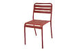 Chaise de jardin empilable - Acier - Terracotta - vignette
