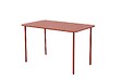 Table de jardin Honfleur - Acier - Terracotta - 6 personnes - vignette