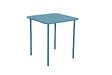 Table de jardin en acier Honfleur – Bleu – H.72xL.70xP.70cm - vignette