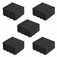 OVIALA - Lot de 40 dalles clipsables en bois composite gris - Batam - vignette