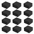 OVIALA - Lot de 96 dalles clipsables en bois composite gris - Batam - vignette