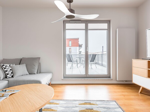 KLASSFAN - Ventilateur de plafond Wifi Moteur à courant continu Télécommande Hypersilence Mémoire Shopify Vendible (AUTOMATIQUE) - large