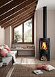 INVICTA - Poêle à bois Neosen 3v Raccordable Plus Noir 8kW - vignette