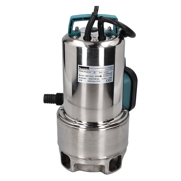 MAKITA - Pompe vide-cave à eau chargée MAKITA PF0610 550W - large
