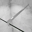 AICA SANITAIRE - AICA paroi de douche à l'italienne 70x190cm en 6mm verre avec bandes horizontales sérigraphiées, livré avec barre de fixation 90cm en carré - vignette