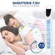 HOMCOM - Ventilateur colonne tour oscillant silencieux 40 W télécommande panneau contrôle tactile 3 vitesses H.91,5 cm blanc - vignette