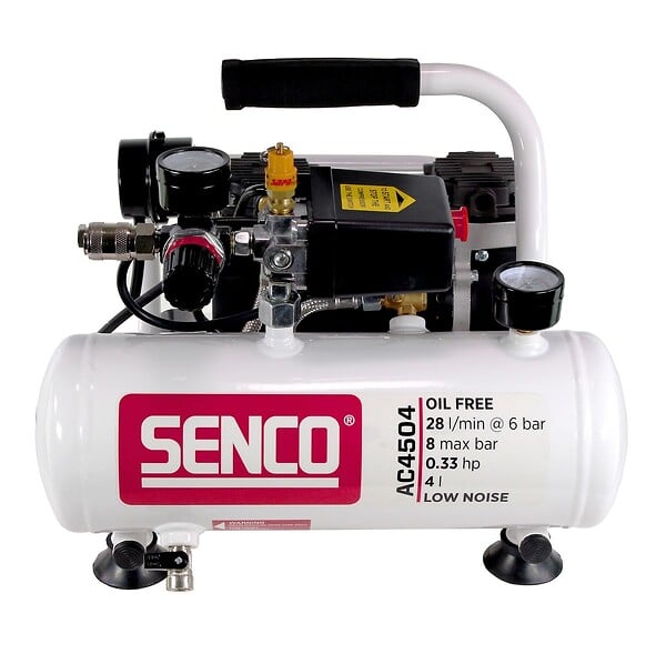 SENCO - Compresseur portable SENCO AC4504 - Bruit Réduit, Sans Huile, 4L - large