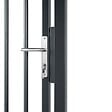 EASY CLOTURE - Portillon barreaudé acier galvanisé passage 1m H 2m00 Gris anthracite - vignette